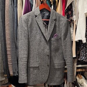 Bonobos Classic Gray Herringbone Blazer